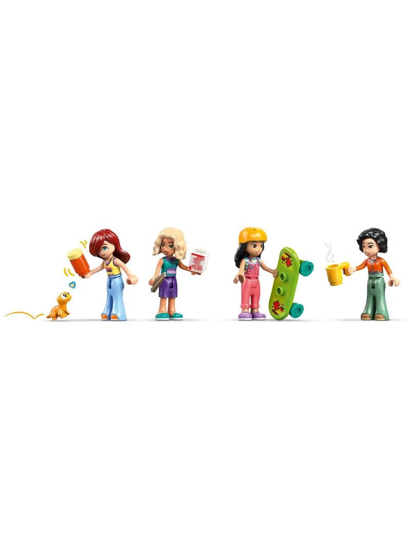 LEGO Friends La maison familiale de Liann 42687, 946 pièces, 4 mini-poupées Bleu - Kiabi