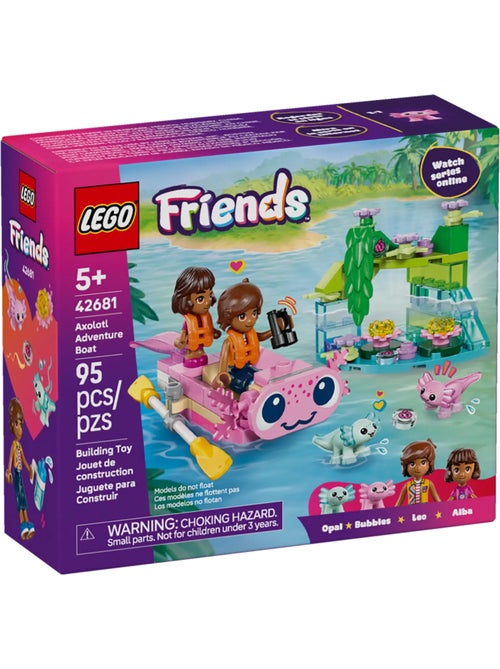 LEGO Friends Le bateau d'aventures axolotl 42681 - Kiabi
