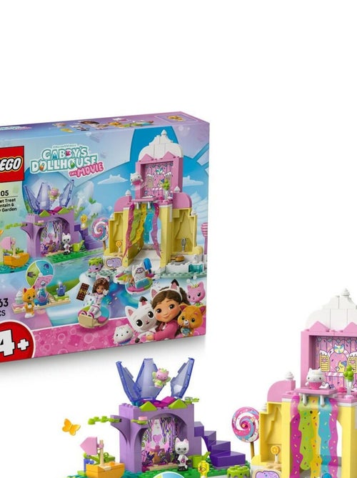 LEGO Gabby's Dollhouse 11205 - Montagne de friandises et jardin Fée Minette, 263 pièces - Kiabi