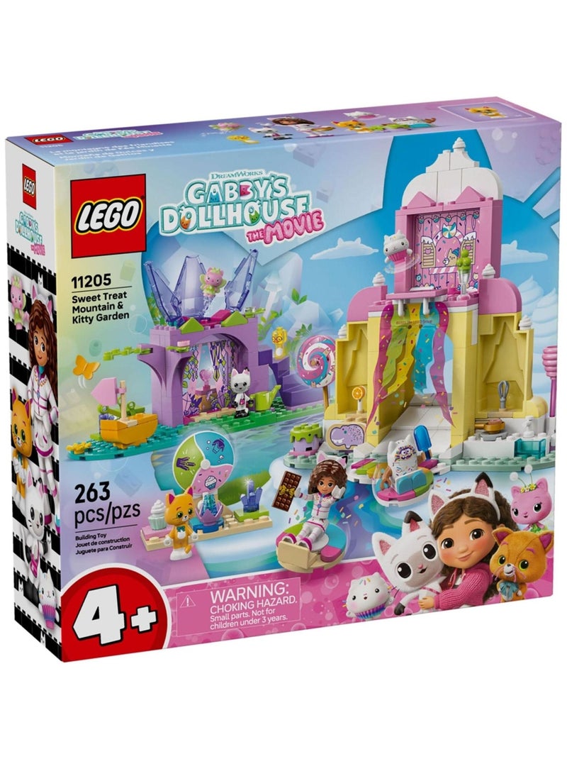 LEGO Gabby's Dollhouse 11205 - Montagne de friandises et jardin Fée Minette, 263 pièces Rouge - Kiabi