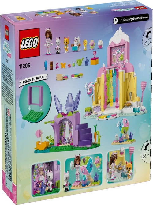 LEGO Gabby's Dollhouse 11205 - Montagne de friandises et jardin Fée Minette, 263 pièces - Kiabi