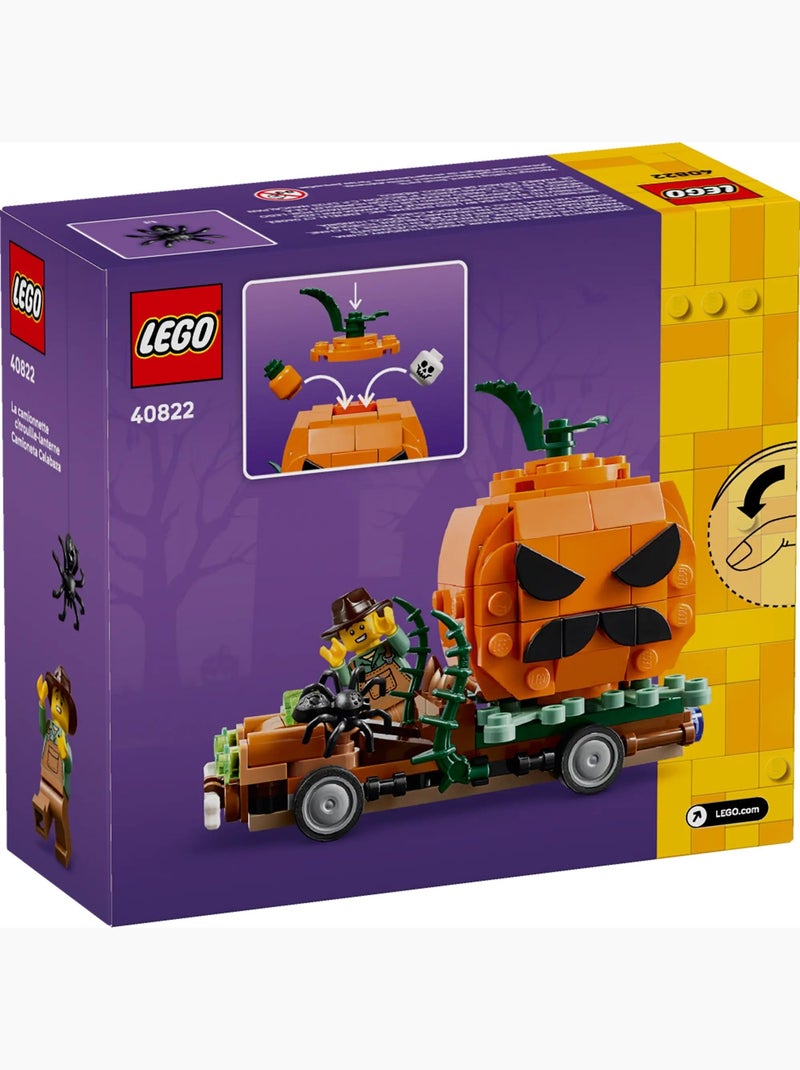LEGO Halloween La camionnette de la citrouille d'Halloween 40822 Jaune - Kiabi