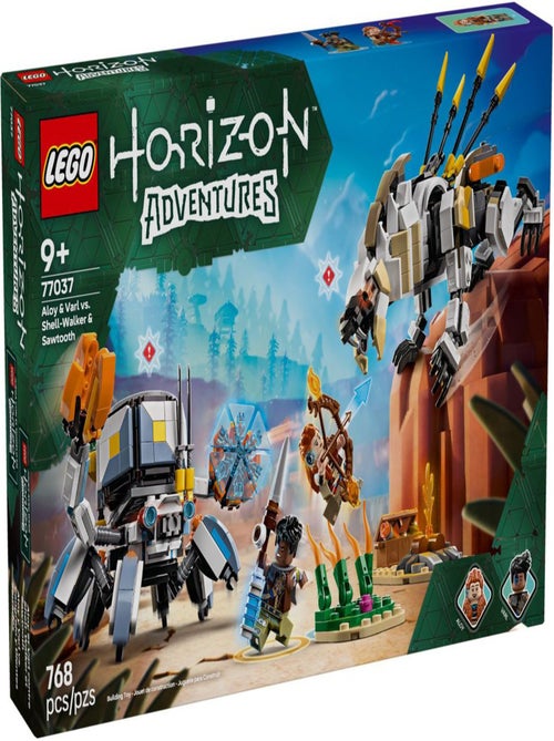 LEGO Horizon Adventures : Aloy et Varl face aux Machines Testudien et Dents de Scie - Kiabi
