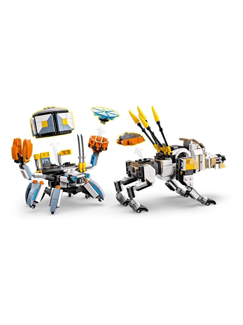 LEGO Horizon Adventures : Aloy et Varl face aux Machines Testudien et Dents de Scie Rouge - Kiabi