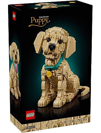 LEGO Icons - Chiot Golden Retriever articulé - 11384