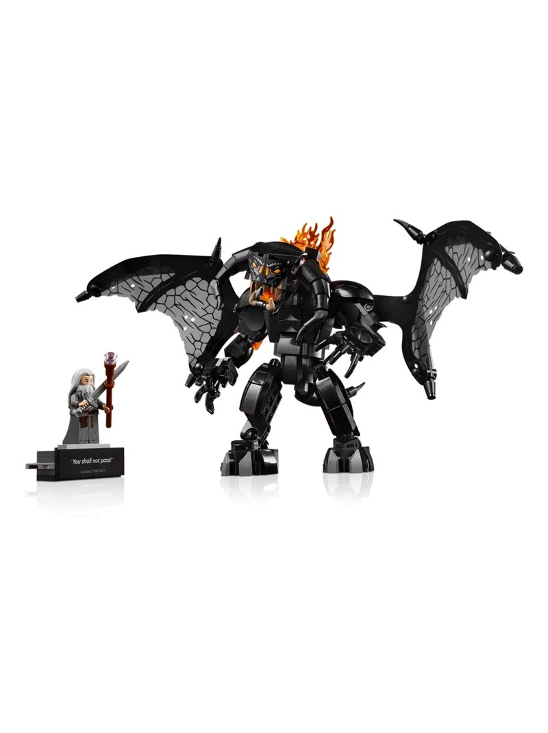 LEGO Icons - Le Seigneur des Anneaux : Book Nook du Balrog - 10367 Multicolore - Kiabi
