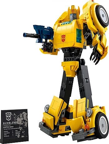 LEGO Icons Transformers Bumblebee (10338) — Figurine articulée 950 pièces