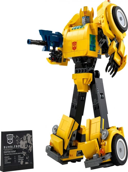 LEGO Icons Transformers Bumblebee (10338) — Figurine articulée 950 pièces - Kiabi