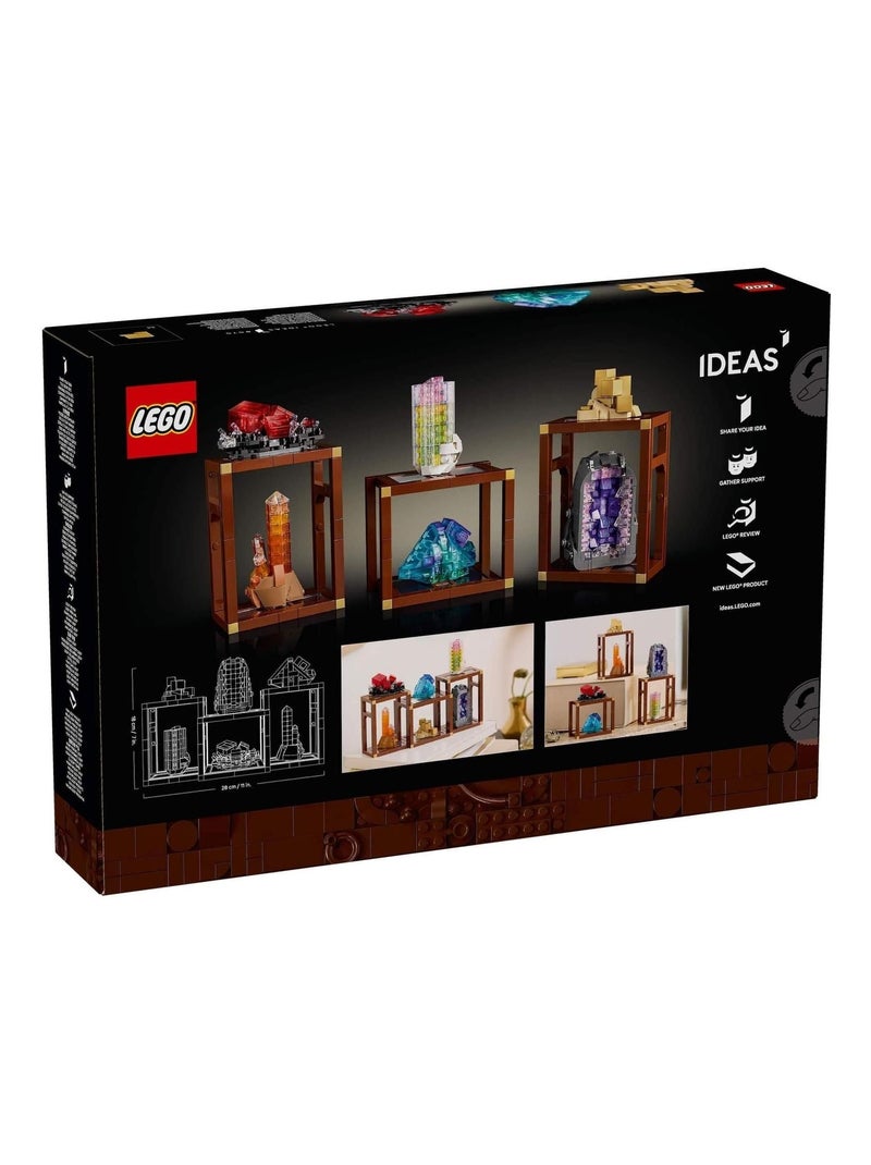 LEGO Ideas 21362 — Collection de minéraux pour adultes, 6 reproductions, 880 pièces. Rouge - Kiabi