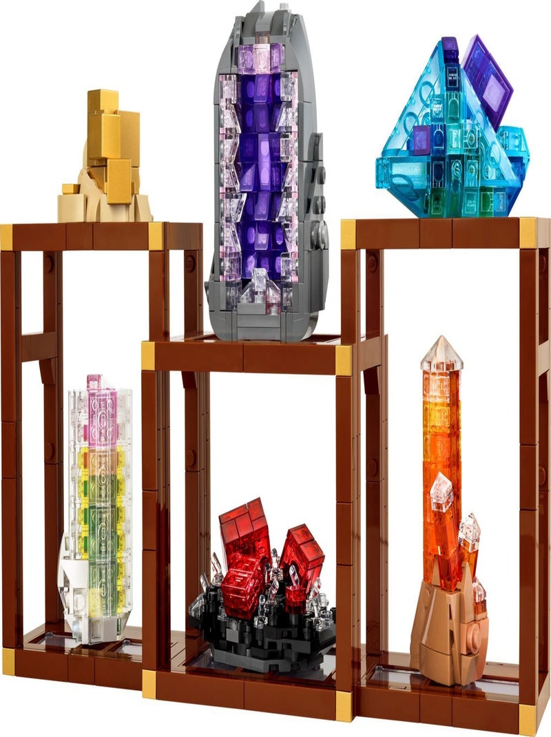 LEGO Ideas 21362 — Collection de minéraux pour adultes, 6 reproductions, 880 pièces. Rouge - Kiabi
