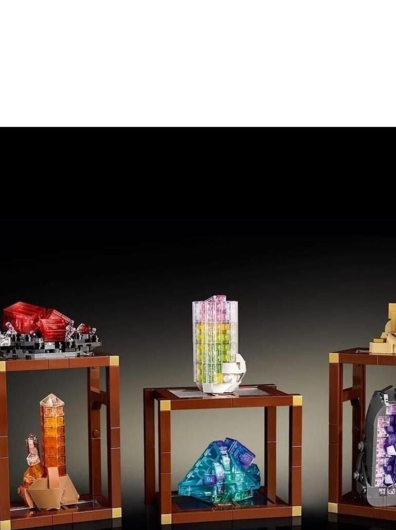 LEGO Ideas 21362 — Collection de minéraux pour adultes, 6 reproductions, 880 pièces. Rouge - Kiabi