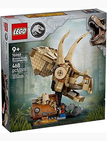 LEGO Jurassic World - Crâne de Tricératops et Fossiles - 76969