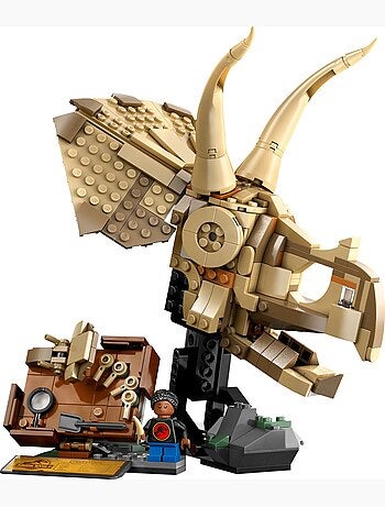 LEGO Jurassic World - Crâne de Tricératops et Fossiles - 76969