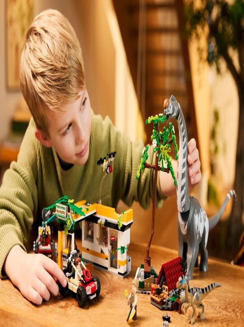 LEGO Jurassic World - La poursuite épique du vélociraptor et du titanosaure - 76973 - Kiabi