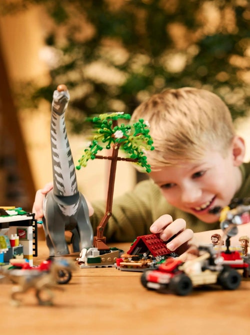 LEGO Jurassic World - La poursuite épique du vélociraptor et du titanosaure - 76973 - Kiabi