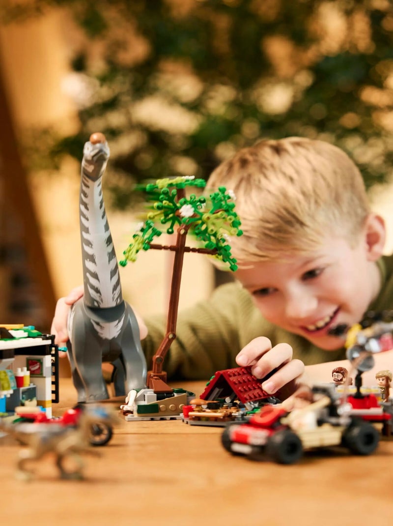 LEGO Jurassic World - La poursuite épique du vélociraptor et du titanosaure - 76973 Multicolore - Kiabi