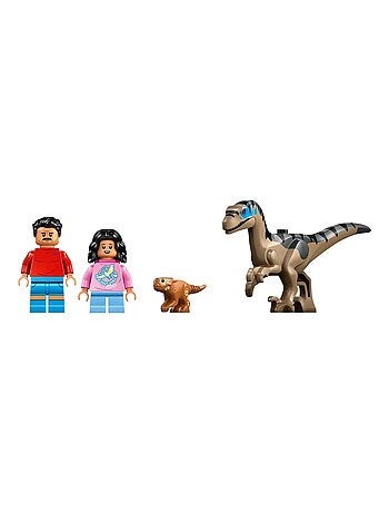 LEGO Jurassic World - Le vélociraptor et l’évasion en 4x4 76972