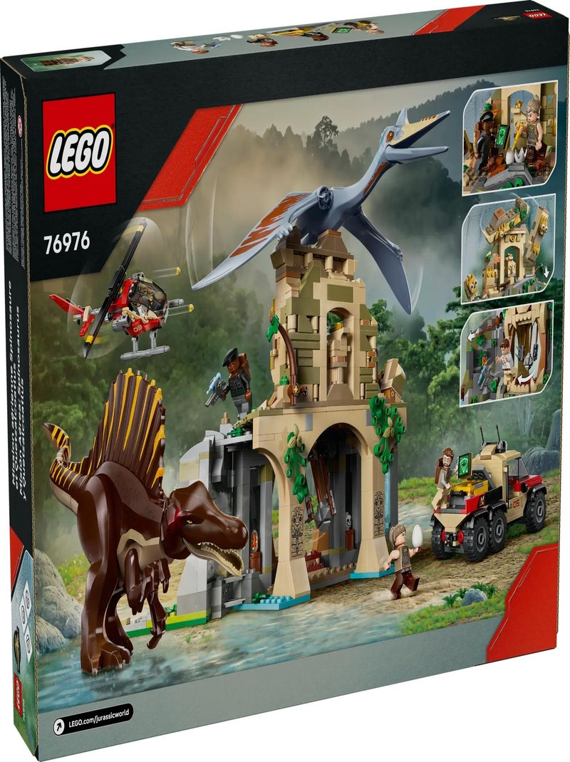 LEGO Jurassic World - Mission aérienne avec dinosaures et hélicoptère - 76976 Rouge - Kiabi