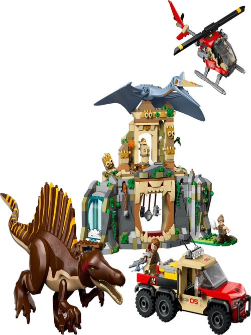 LEGO Jurassic World - Mission aérienne avec dinosaures et hélicoptère - 76976 - Kiabi