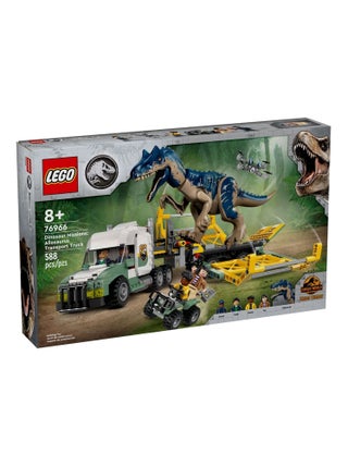 LEGO Jurassic World - Missions dinosaures : le camion de transport de l'allosaure - 76966