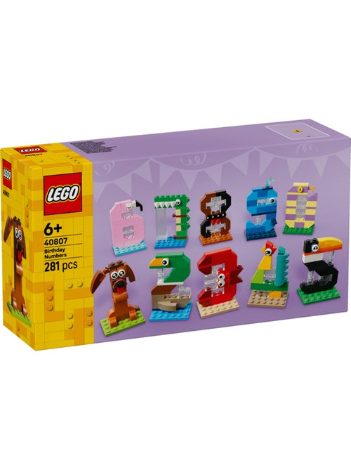 LEGO Les chiffres d'anniversaire 40807 - Kiabi