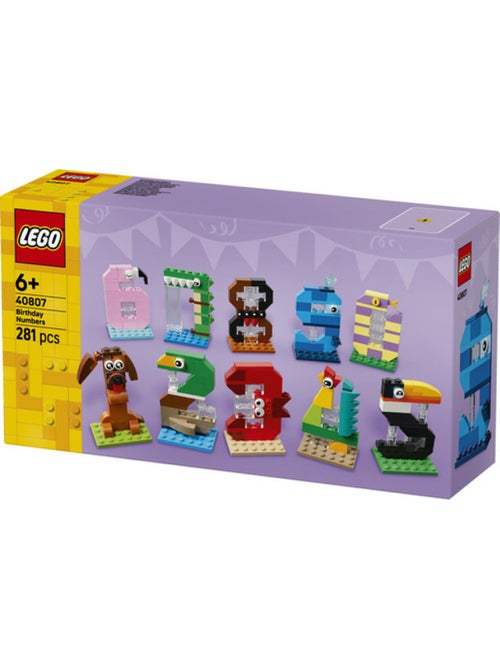 LEGO Les chiffres d'anniversaire 40807 - Kiabi