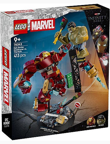 LEGO Marvel - Le combat légendaire entre Hulkbuster et Hulk - 76343