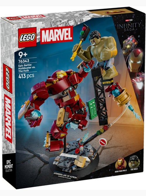 LEGO Marvel - Le combat légendaire entre Hulkbuster et Hulk - 76343 - Kiabi