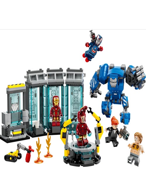 LEGO Marvel - Le laboratoire d'Iron Man : la salle des armures - 76315 - Kiabi