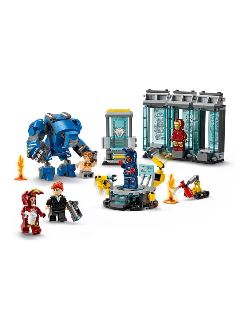 LEGO Marvel - Le laboratoire d'Iron Man : la salle des armures - 76315 Multicolore - Kiabi