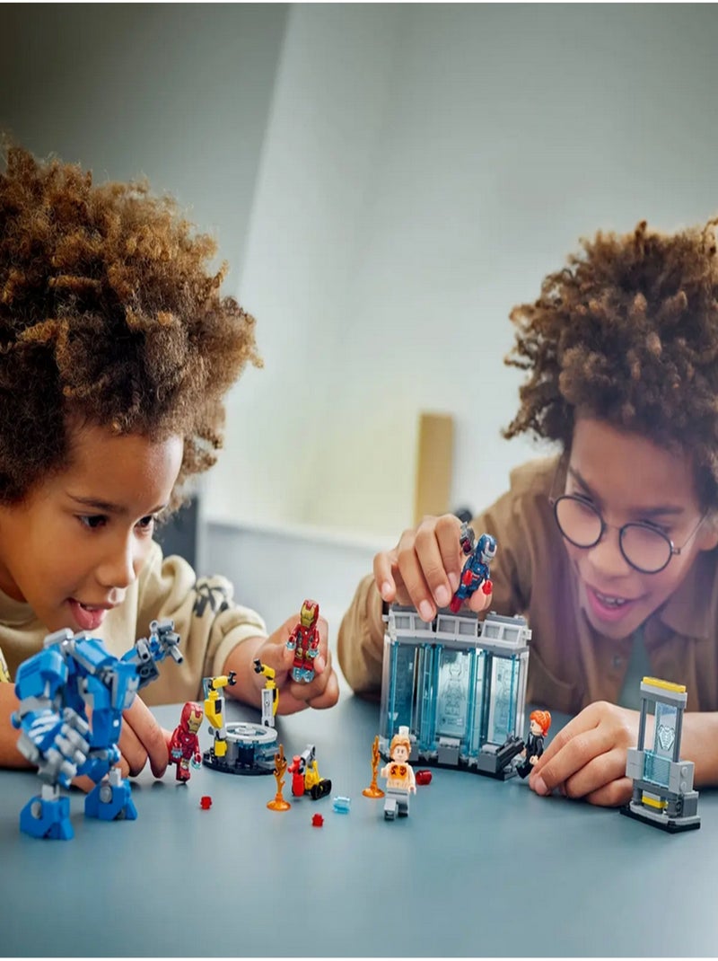 LEGO Marvel - Le laboratoire d'Iron Man : la salle des armures - 76315 Multicolore - Kiabi