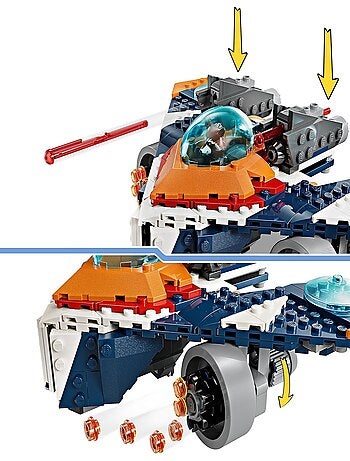 LEGO Marvel - Le vaisseau spatial de Rocket contre Ronan - 76278