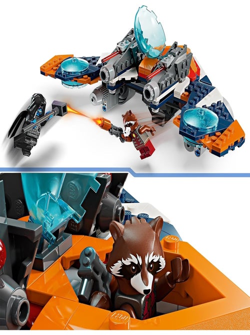 LEGO Marvel - Le vaisseau spatial de Rocket contre Ronan - 76278 - Kiabi