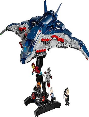 LEGO Marvel - Set de Construction du Quinjet d'Avengers 76325