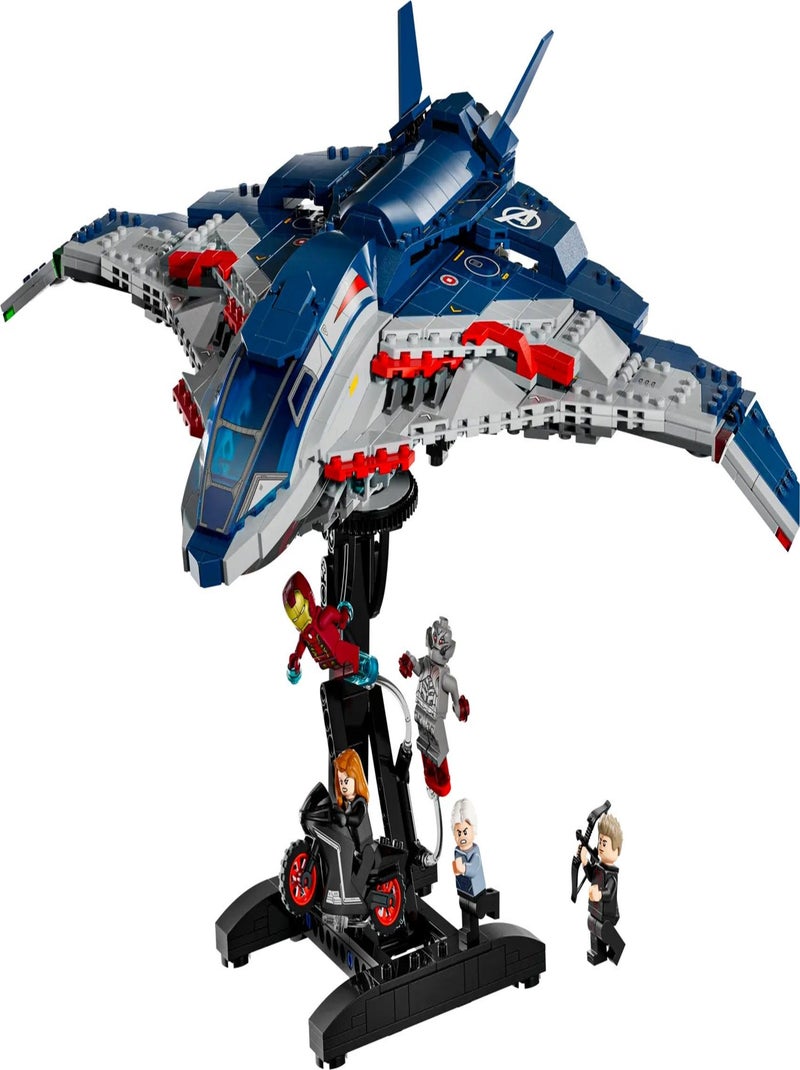 LEGO Marvel - Set de Construction du Quinjet d'Avengers 76325 Rouge - Kiabi