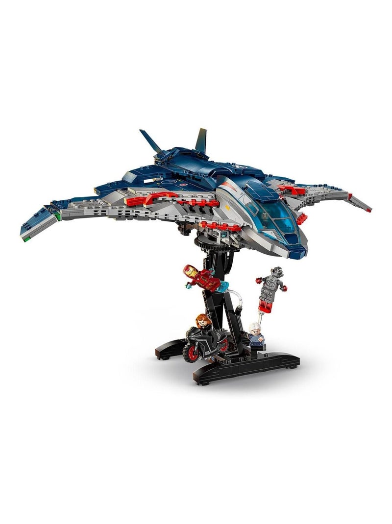 LEGO Marvel - Set de Construction du Quinjet d'Avengers 76325 Rouge - Kiabi