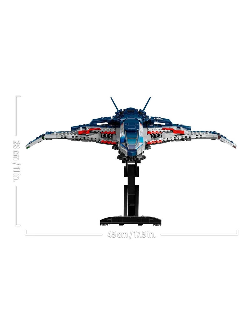 LEGO Marvel - Set de Construction du Quinjet d'Avengers 76325 Rouge - Kiabi