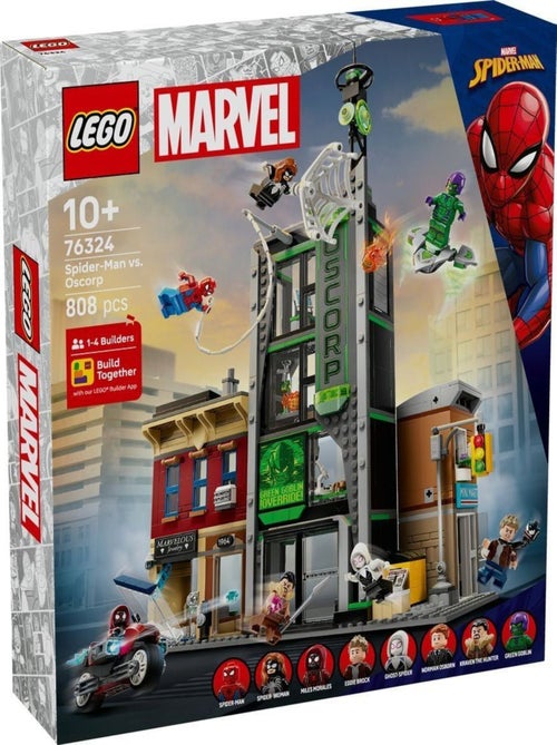 LEGO Marvel - Spider-Man : L'Affrontement avec Oscorp - 76324 - Kiabi
