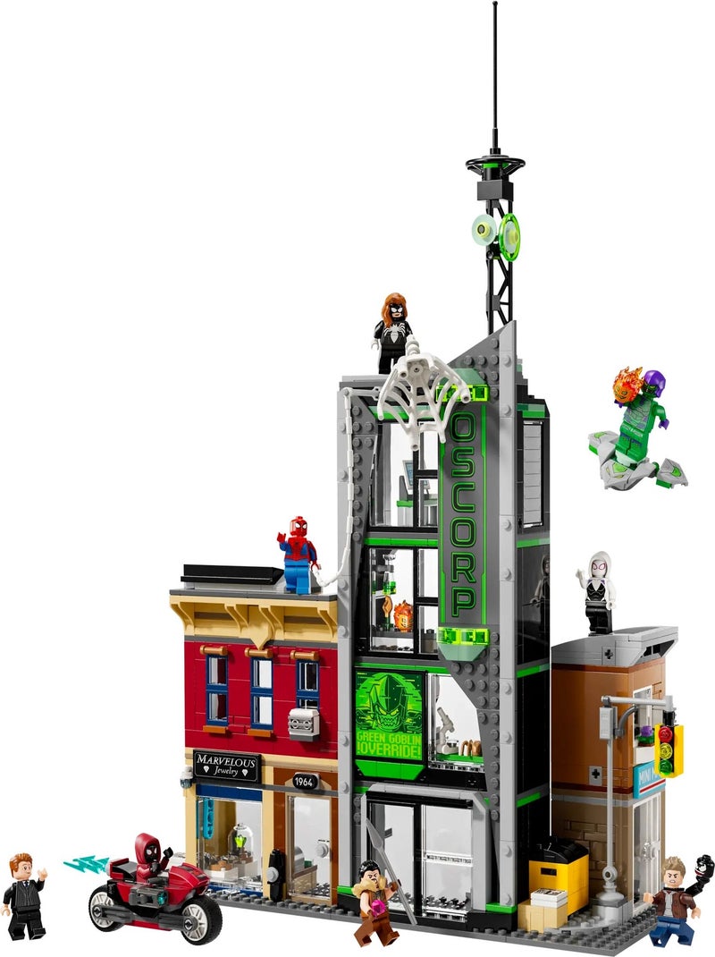 LEGO Marvel - Spider-Man : L'Affrontement avec Oscorp - 76324 Rouge - Kiabi