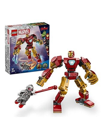 LEGO Marvel 76307 : Robot d'Iron Man vs Ultron, 101 pièces