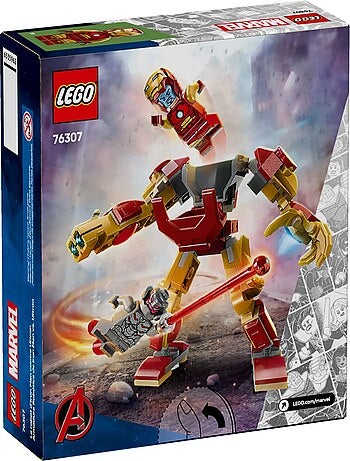 LEGO Marvel 76307 : Robot d'Iron Man vs Ultron, 101 pièces