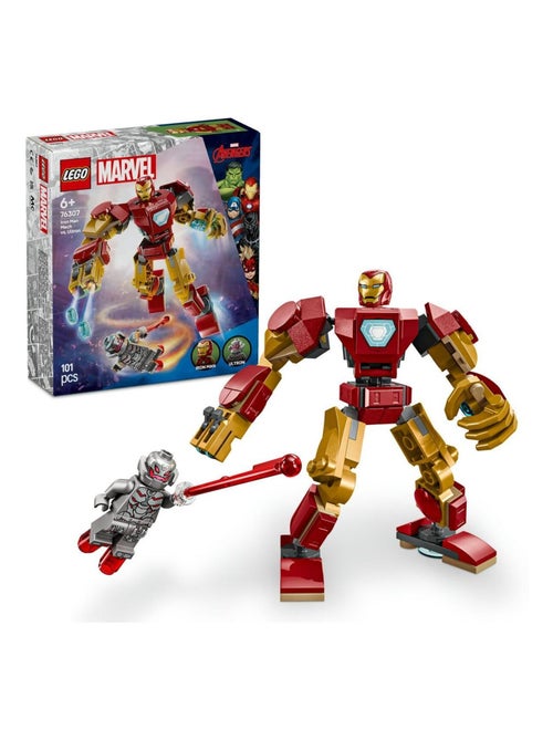 LEGO Marvel 76307 : Robot d'Iron Man vs Ultron, 101 pièces - Kiabi