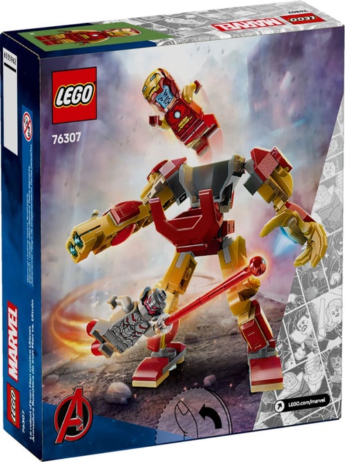 LEGO Marvel 76307 : Robot d'Iron Man vs Ultron, 101 pièces - Kiabi