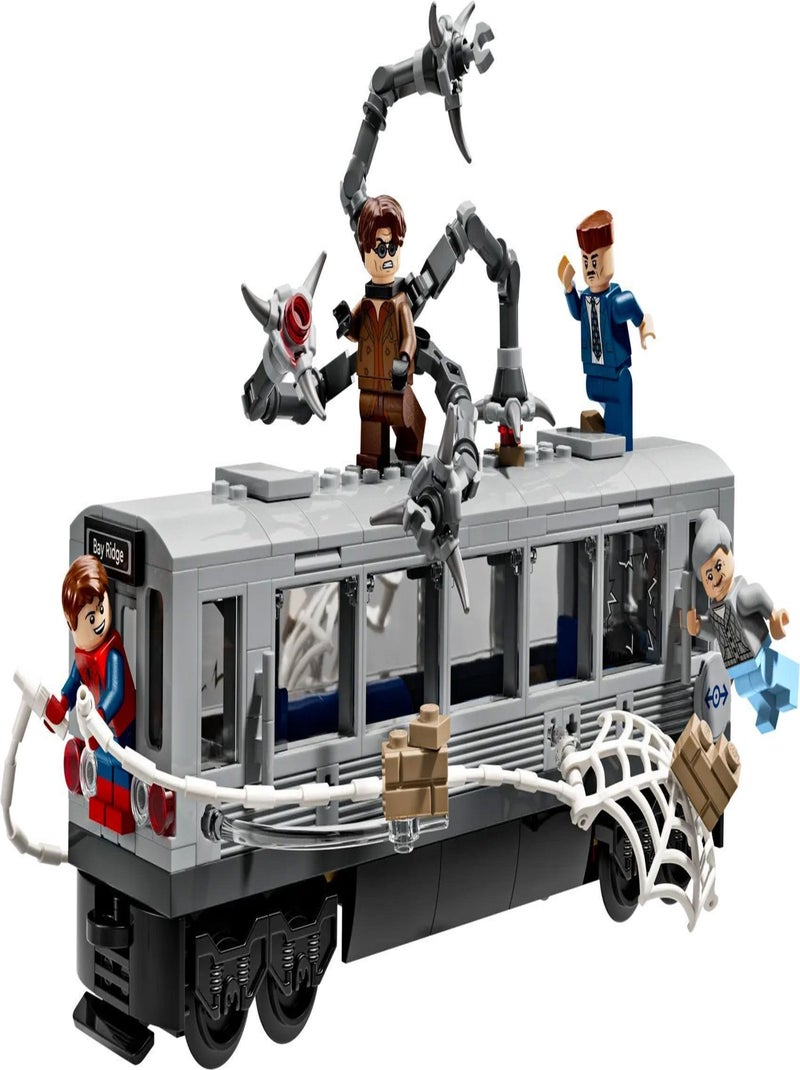 LEGO Marvel 76321 - Scène du train Spider-Man contre Docteur Octopus, 393 pièces, 9+. Marron - Kiabi