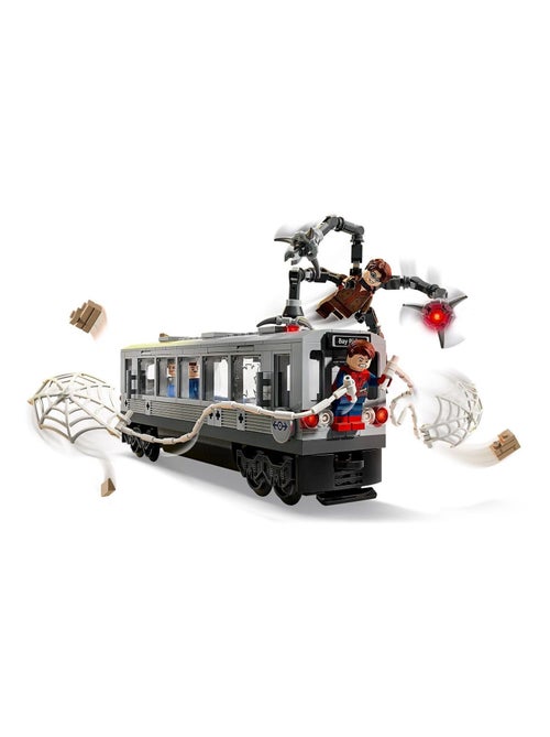 LEGO Marvel 76321 - Scène du train Spider-Man contre Docteur Octopus, 393 pièces, 9+. - Kiabi