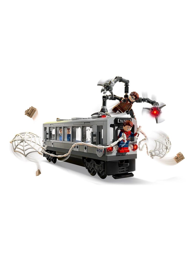 LEGO Marvel 76321 - Scène du train Spider-Man contre Docteur Octopus, 393 pièces, 9+. Marron - Kiabi
