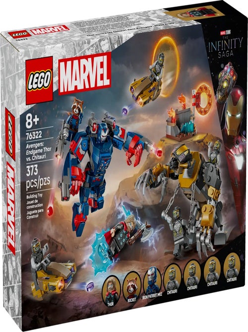 LEGO Marvel Avengers : Endgame - Combat épique entre Thor et Chitauri - 76322 - Kiabi
