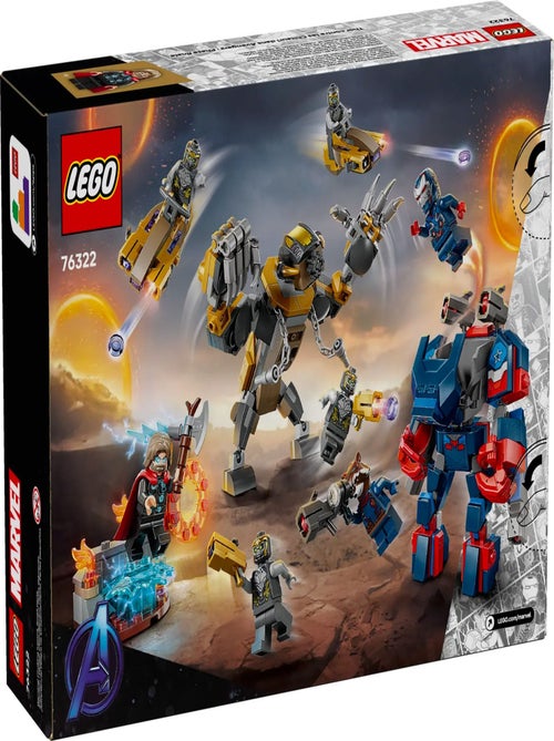 LEGO Marvel Avengers : Endgame - Combat épique entre Thor et Chitauri - 76322 - Kiabi