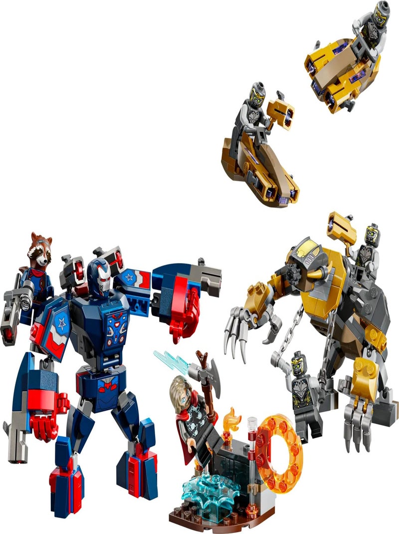 LEGO Marvel Avengers : Endgame - Combat épique entre Thor et Chitauri - 76322 Rouge - Kiabi