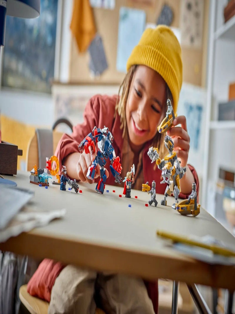 LEGO Marvel Avengers : Endgame - Combat épique entre Thor et Chitauri - 76322 Rouge - Kiabi